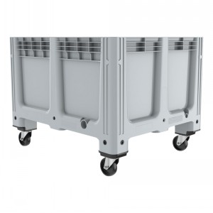 Plastic Pallet Box Standard Size 1200 X 1000mm Mobile